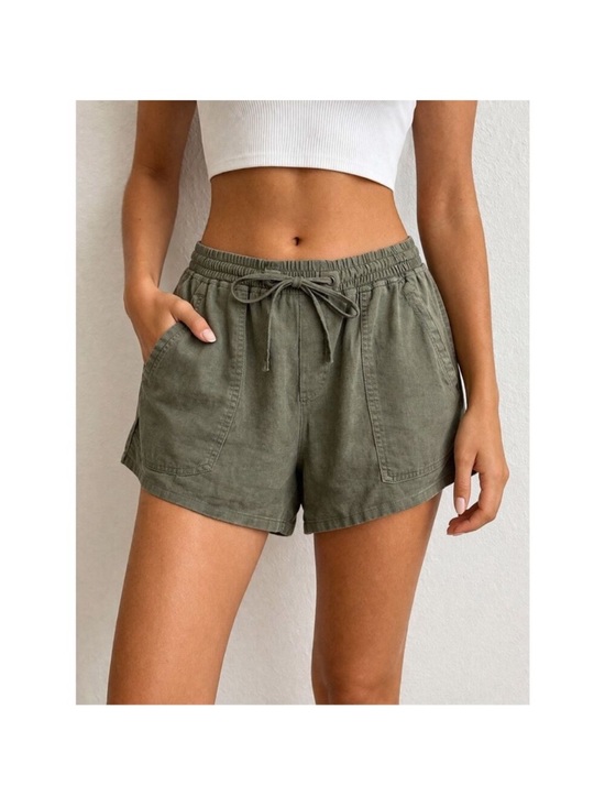GAP Pants - Gap nwot Olive Green Drawstring Women’s Casual Shorts size medium